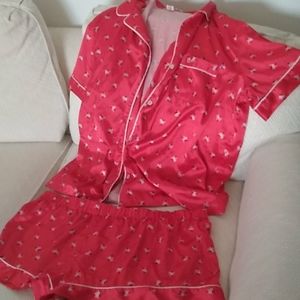 Victorias secret pajama set, silk feel!